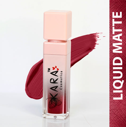 Wine - Matte Liquid Lipstick Long - Lasting Wear Non-Stick Velvet Lipstick