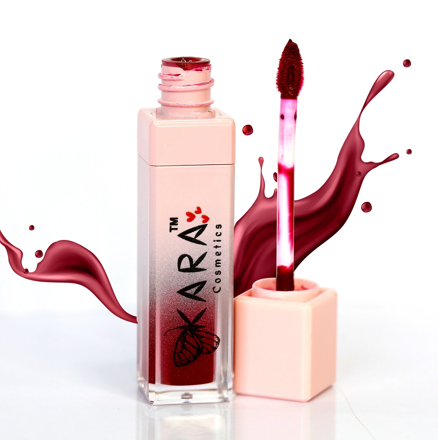 Wine - Matte Liquid Lipstick Long - Lasting Wear Non-Stick Velvet Lipstick