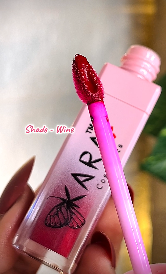 Wine - Matte Liquid Lipstick Long - Lasting Wear Non-Stick Velvet Lipstick