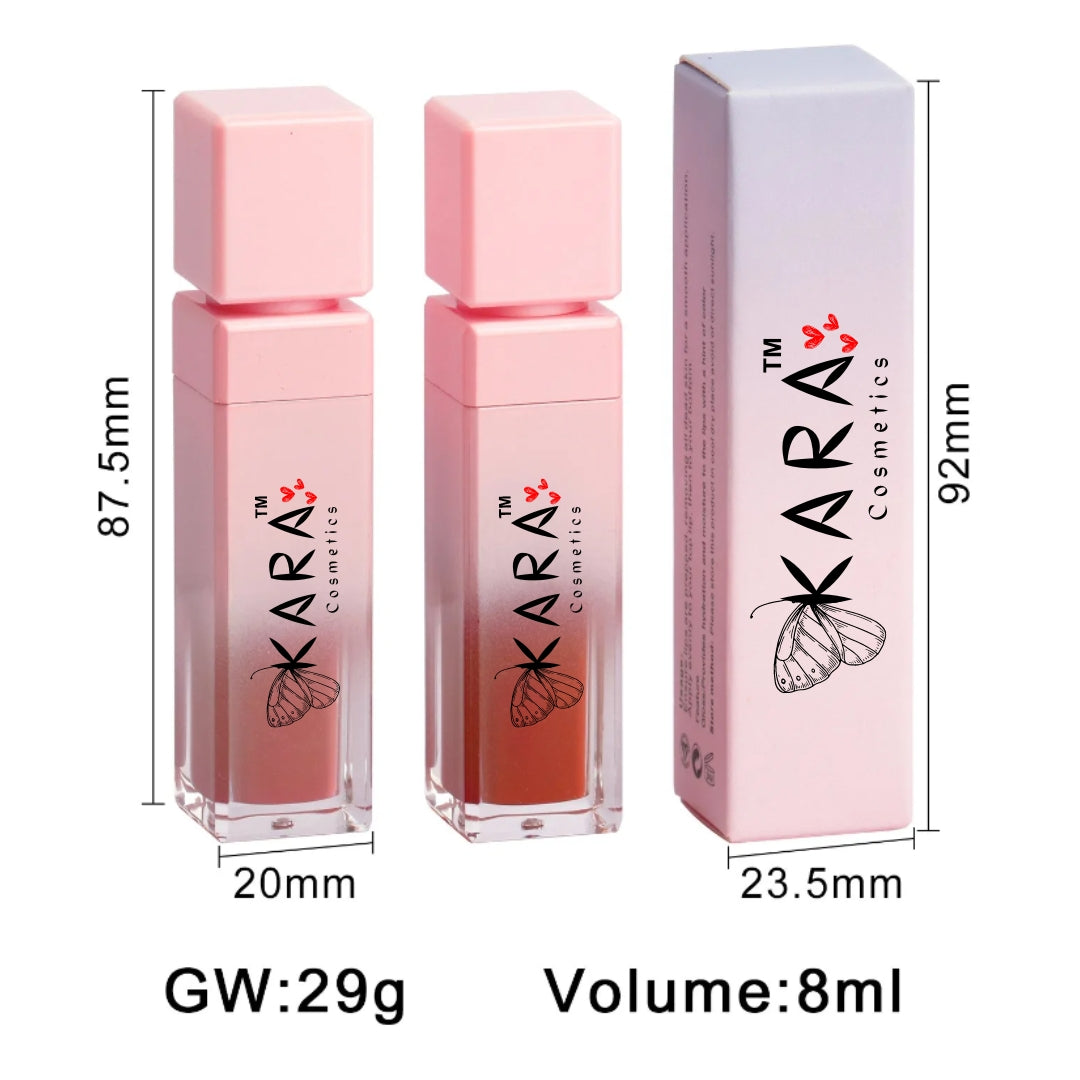 ICY - Everyday Pink Nude Matte Liquid Lipstick Long - Lasting Wear Non-Stick Velvet Lipstick